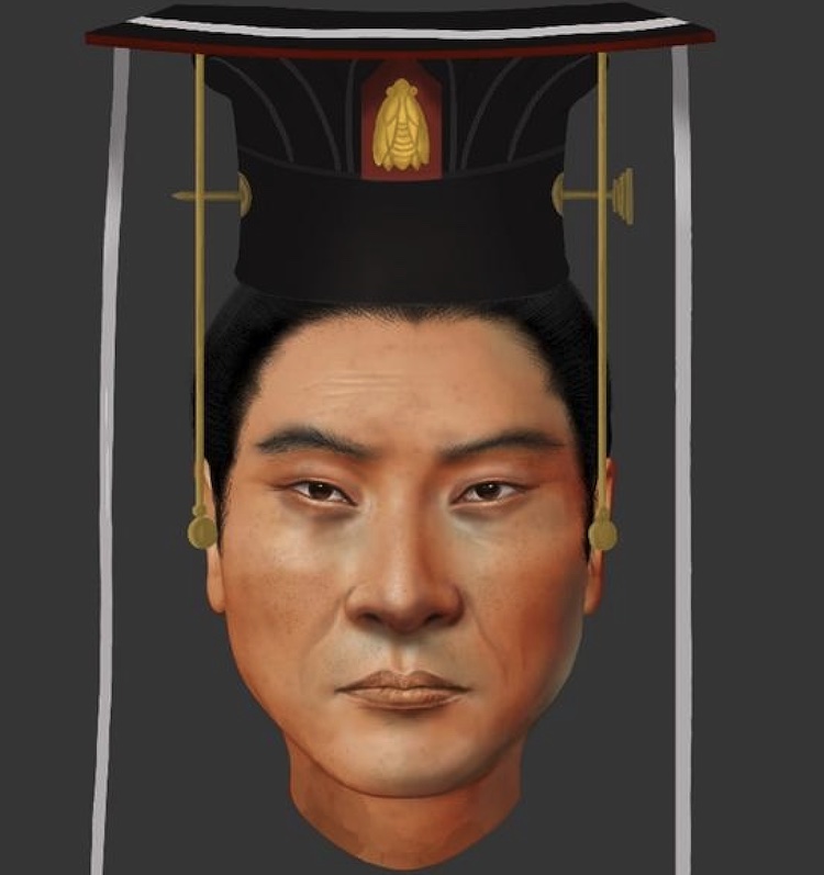 500年前の中国皇帝、武帝の顔をDNAから再構築