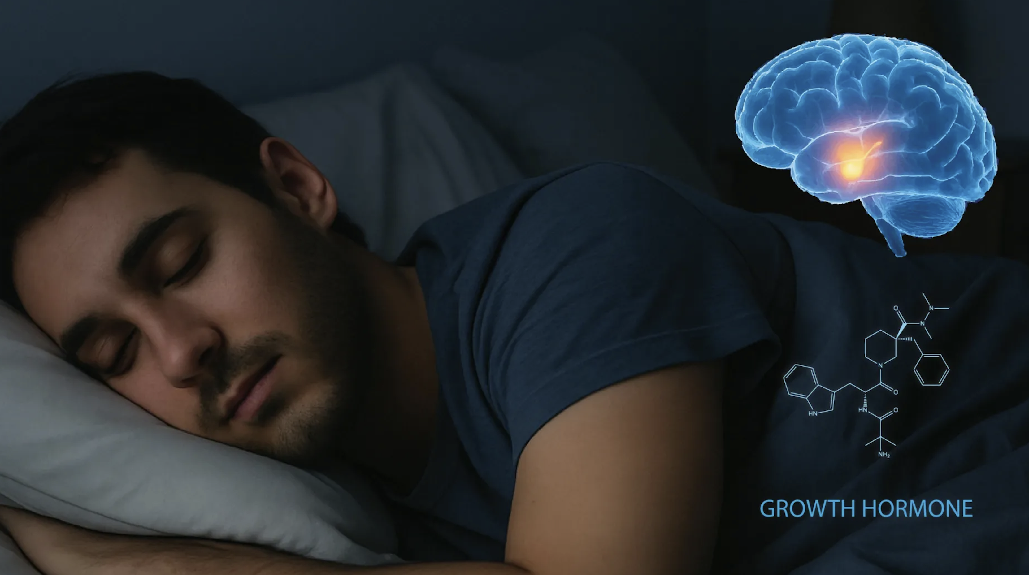 深い睡眠が筋肉を育て脂肪を燃やす！脳内の「成長ホルモン回路」を解明